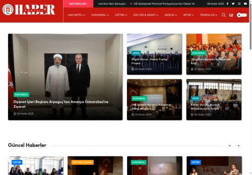 T. C. Amasya Üniversitesi Haber Portalı