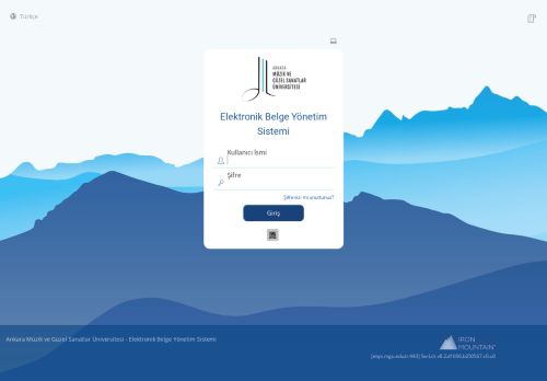Müzik ve Güzel Sanatlar Üniversitesi - Giriş Sayfası
