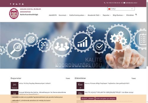 Ana Sayfa | Kalite Koordinasyon Birimi
