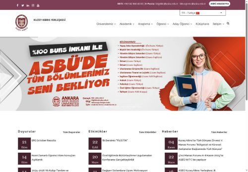 Ankara Sosyal Bilimler Üniversitesi | ASBÜ Kuzey Kıbrıs Yerleşkesi