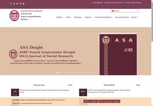 Ana Sayfa | Sosyal ve Beşeri Bilimler Fakültesi