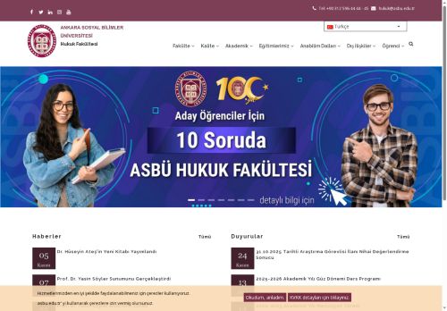 Ana Sayfa Türkçe | Hukuk Fakültesi