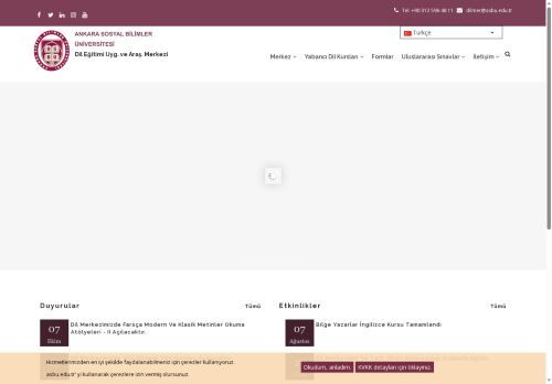 Ana Sayfa | Dil Eğitimi Uyg. ve Araş. Merkezi