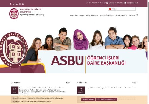 Ana Sayfa | Öğrenci İşleri Dairesi Başkanlığı