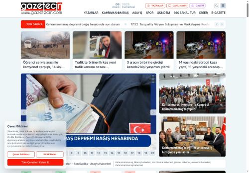 Gazetecin - Kahramanmaraş Haberleri - Son Dakika - Asayiş Haberleri