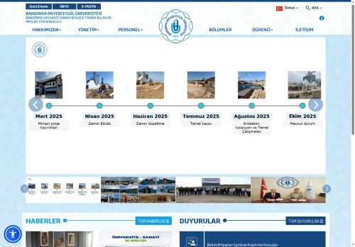 BANDIRMA ONYEDİ EYLÜL ÜNİVERSİTESİ - Bandırma Organize Sanayi Bölgesi Teknik Bilimler Meslek Yüksekokulu