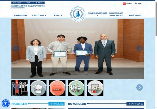 BANDIRMA ONYEDİ EYLÜL ÜNİVERSİTESİ - Study In Bandırma