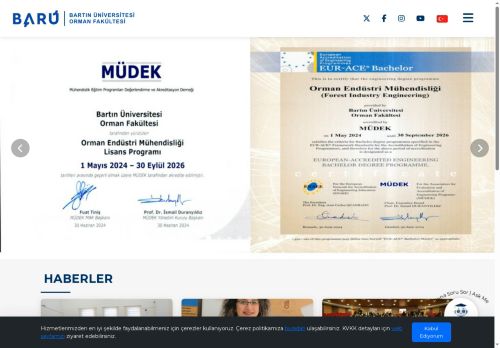 Ana Sayfa - Orman Fakültesi - Bartın Üniversitesi