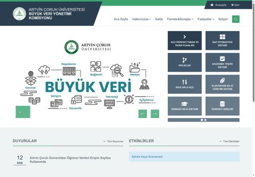 BÜYÜK VERİ YÖNETİMİ KOMİSYONU