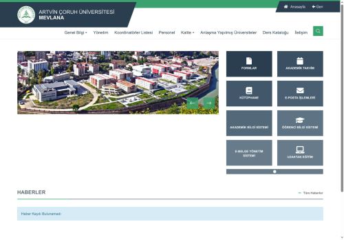 Mevlana - Artvin Çoruh Üniversitesi