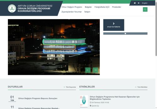 ORHUN DEĞİŞİM PROGRAMI KOORDİNATÖRLÜĞÜ