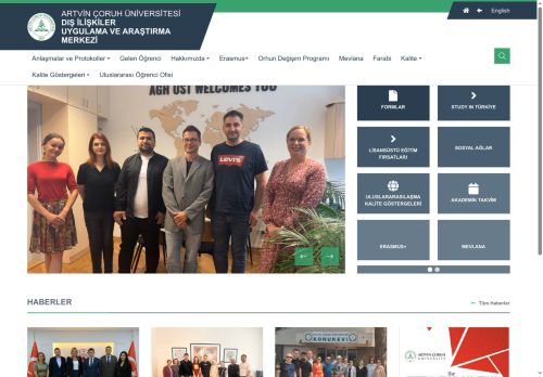 Dış İlişkiler Uygulama ve Araştırma Merkezi - Artvin Çoruh Üniversitesi