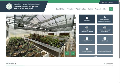 Ormancılık Uygulama ve Araştırma Merkezi - Artvin Çoruh Üniversitesi