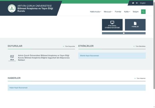 Bilimsel Araştırma ve Yayın Etiği Kurulu