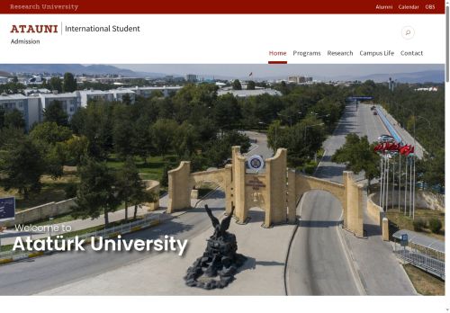 Admission – Atatürk University