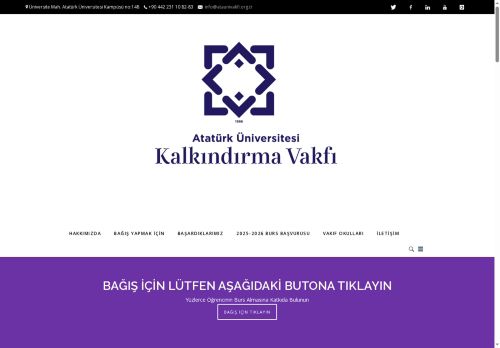 Atatürk Üniversitesi Kalkındırma Vakfı - A.Ü Kalkındırma Vakfı