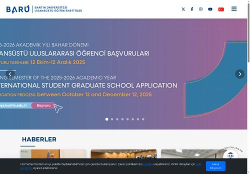 Ana Sayfa - Lisansüstü Eğitim Enstitüsü - Bartın Üniversitesi