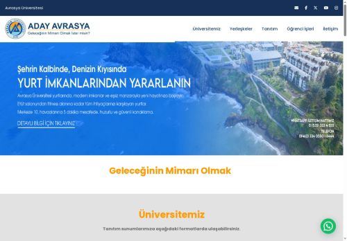 Avrasya Üniversitesi Resmi Kayıt ve Başvuru Adresi