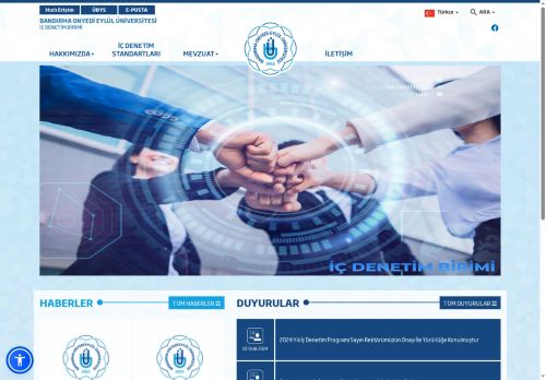 BANDIRMA ONYEDİ EYLÜL ÜNİVERSİTESİ - İç Denetim Birimi