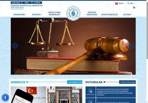 BANDIRMA ONYEDİ EYLÜL ÜNİVERSİTESİ - Hukuk Müşavirliği