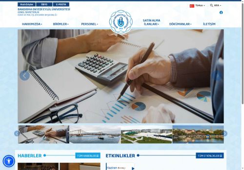 BANDIRMA ONYEDİ EYLÜL ÜNİVERSİTESİ - İdari ve Mali İşler Daire Başkanlığı