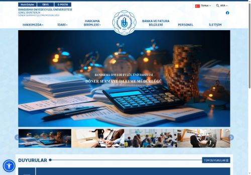 BANDIRMA ONYEDİ EYLÜL ÜNİVERSİTESİ - Döner Sermaye İşletme Müdürlüğü