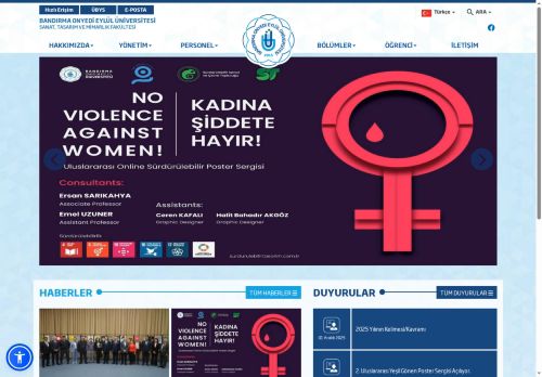 BANDIRMA ONYEDİ EYLÜL ÜNİVERSİTESİ - Sanat, Tasarım ve Mimarlık Fakültesi