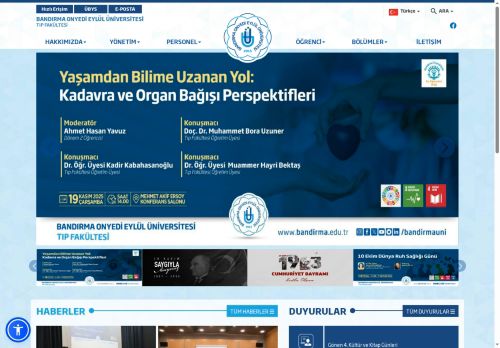 BANDIRMA ONYEDİ EYLÜL ÜNİVERSİTESİ - Tıp Fakültesi