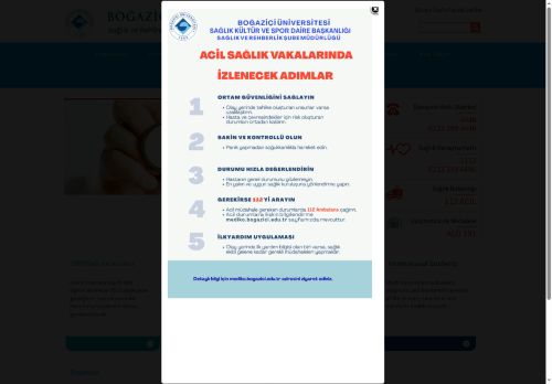 Sağlık ve Rehberlik Şube Müdürlüğü