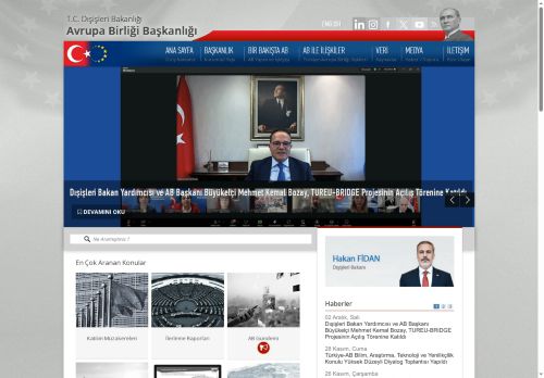 AB Başkanlığı | T.C. Dışişleri Bakanlığı Avrupa Birliği Başkanlığı