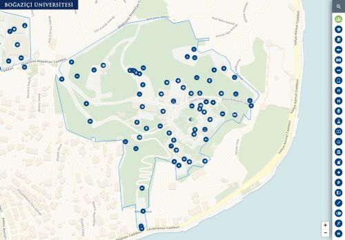 Boğaziçi Üniversitesi - Harita