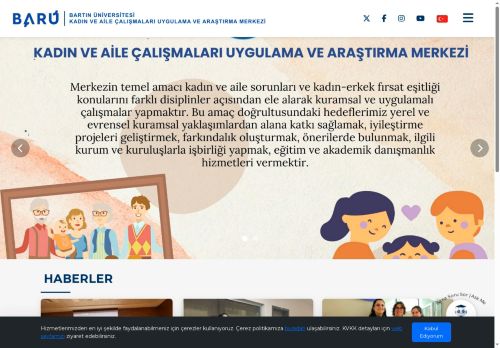 Ana Sayfa - Kadın ve Aile Çalışmaları Uygulama ve Araştırma Merkezi - Bartın Üniversitesi