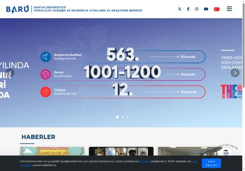 Ana Sayfa - Psikolojik Danışma ve Rehberlik Uygulama ve Araştırma Merkezi - Bartın Üniversitesi