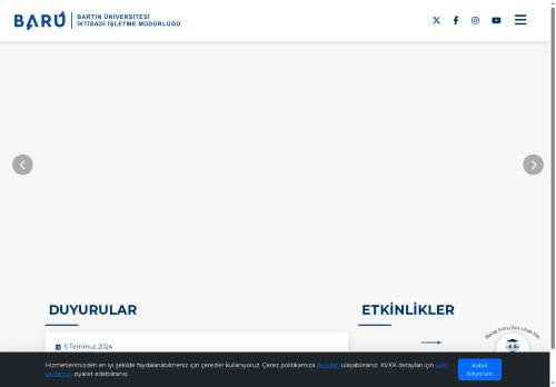Ana Sayfa - İktisadi İşletme Müdürlüğü - Bartın Üniversitesi