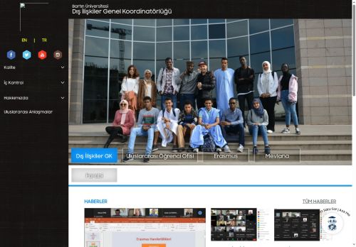 Dış İlişkiler Genel Koordinatörlüğü Bartın Üniversitesi