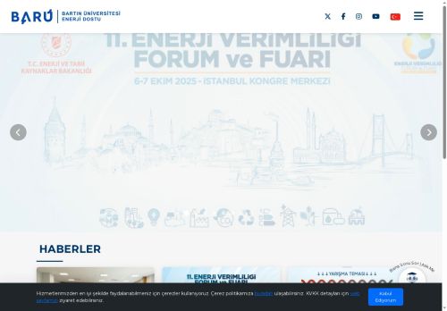 Ana Sayfa - Enerji Dostu - Bartın Üniversitesi