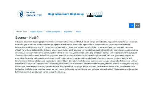 Eduroam Bilgi Sayfası