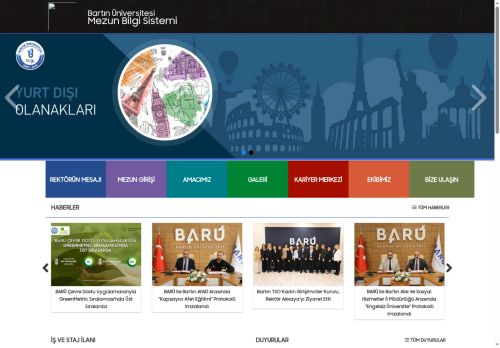 Mezun Bilgi Sistemi - Bartın Üniversitesi