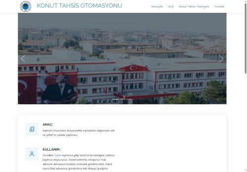 Batman Üniversitesi Konut Tahsis Otomasyonu