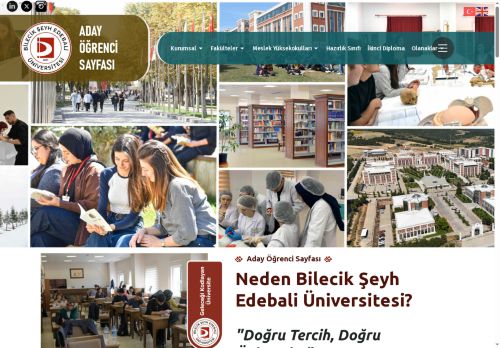 Aday Öğrenci Sayfası - Bilecik Şeyh Edebali Üniversitesi