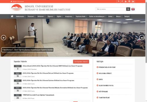 İKTİSADİ VE İDARİ BİLİMLER FAKÜLTESİ