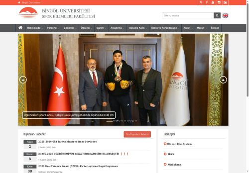 SPOR BİLİMLERİ FAKÜLTESİ