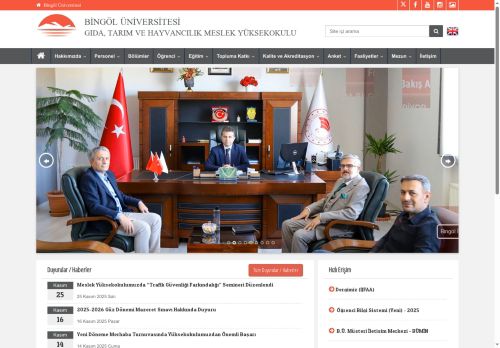 GIDA, TARIM VE HAYVANCILIK MESLEK YÜKSEKOKULU