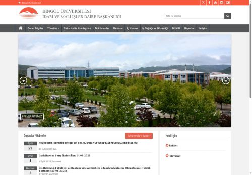 İDARİ VE MALİ İŞLER DAİRE BAŞKANLIĞI