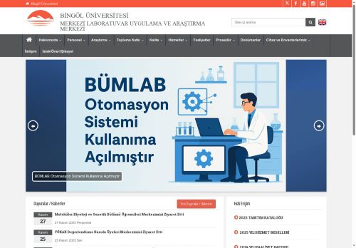 MERKEZİ LABORATUVAR UYGULAMA VE ARAŞTIRMA MERKEZİ