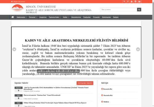 KADIN VE AİLE SORUNLARI UYGULAMA VE ARAŞTIRMA MERKEZİ