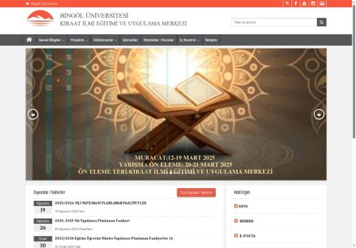 KIRAAT İLMİ EĞİTİMİ VE UYGULAMA MERKEZİ