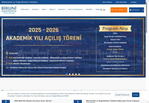 Mühendislik ve Doğa Bilimleri Fakültesi