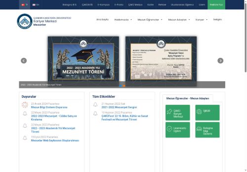 Mezunlar - Çankırı Karatekin Üniversitesi