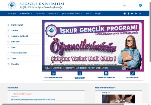 Sağlık, Kültür ve Spor Daire Başkanlığı